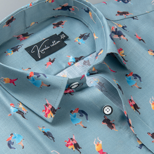 Digital Rama with Couple Print Shirts for Men