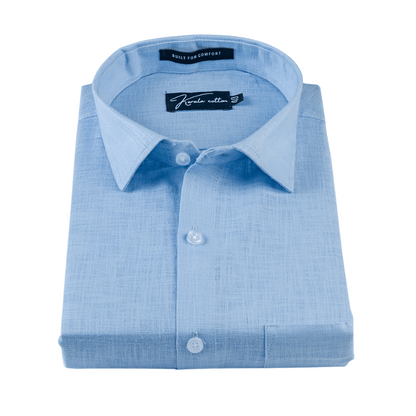 Sky blue Colour Linen Cotton Shirt for men