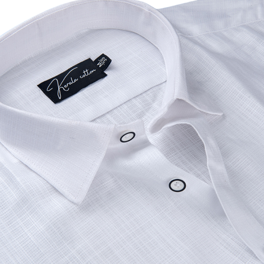 Matty Linen White Shirts for Men