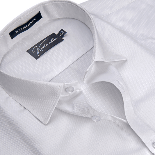 Dobby Special White Shirts For Mens