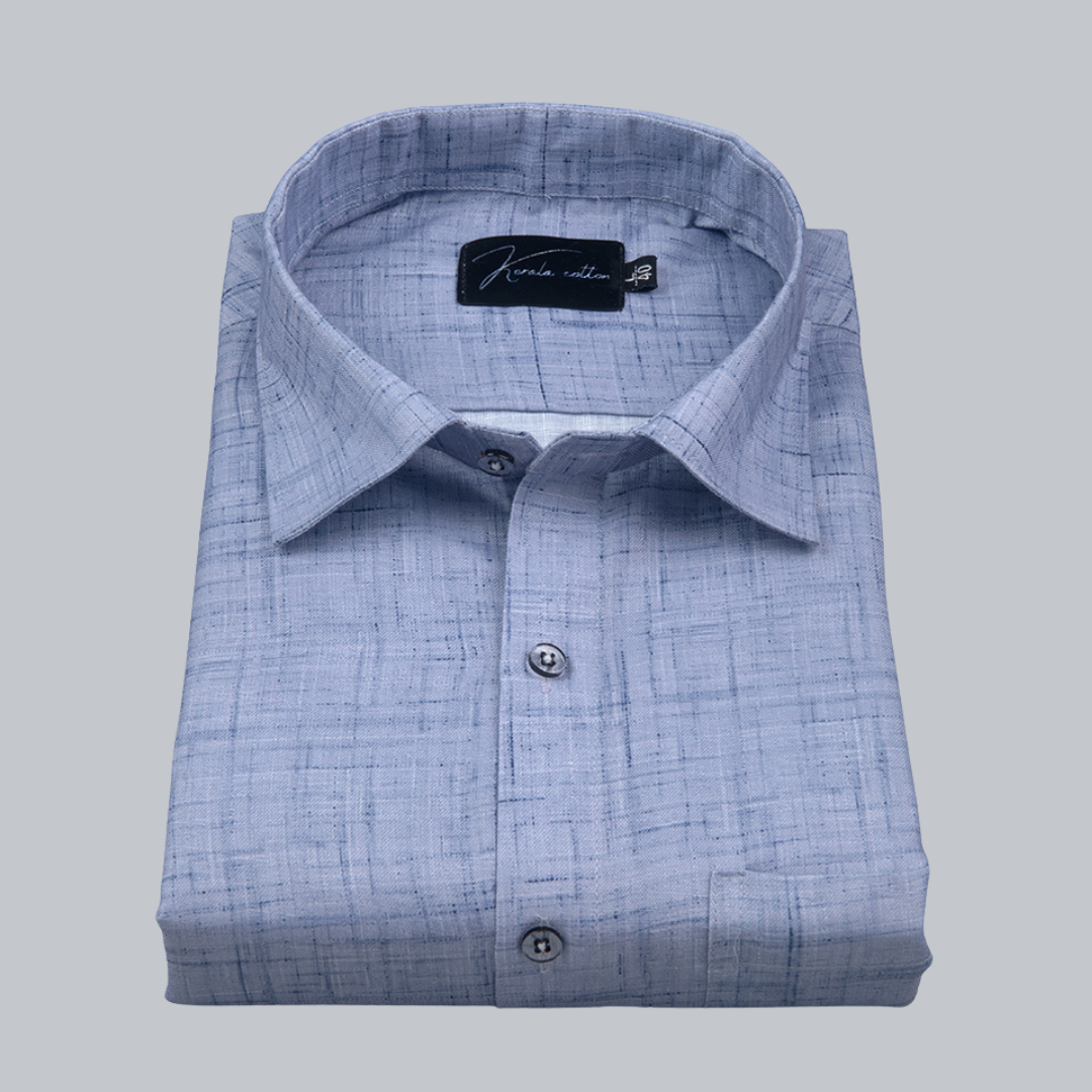 Cord Digital Sky Blue Colour Shirts for Men