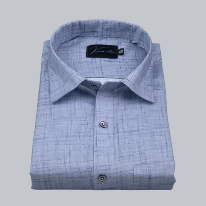 Cord Digital Sky Blue Colour Shirts for Men