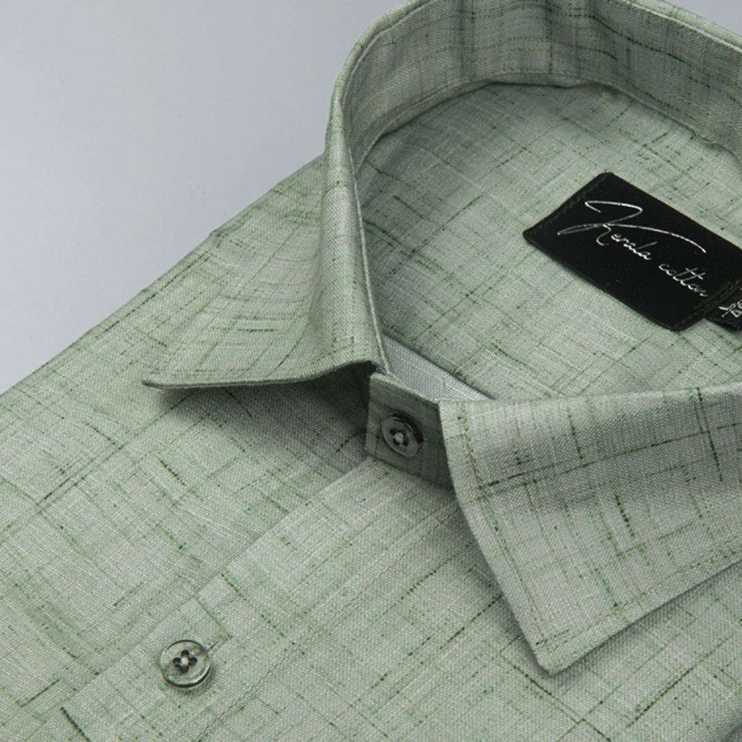 Cord Digital Green Colour Shirts for Men