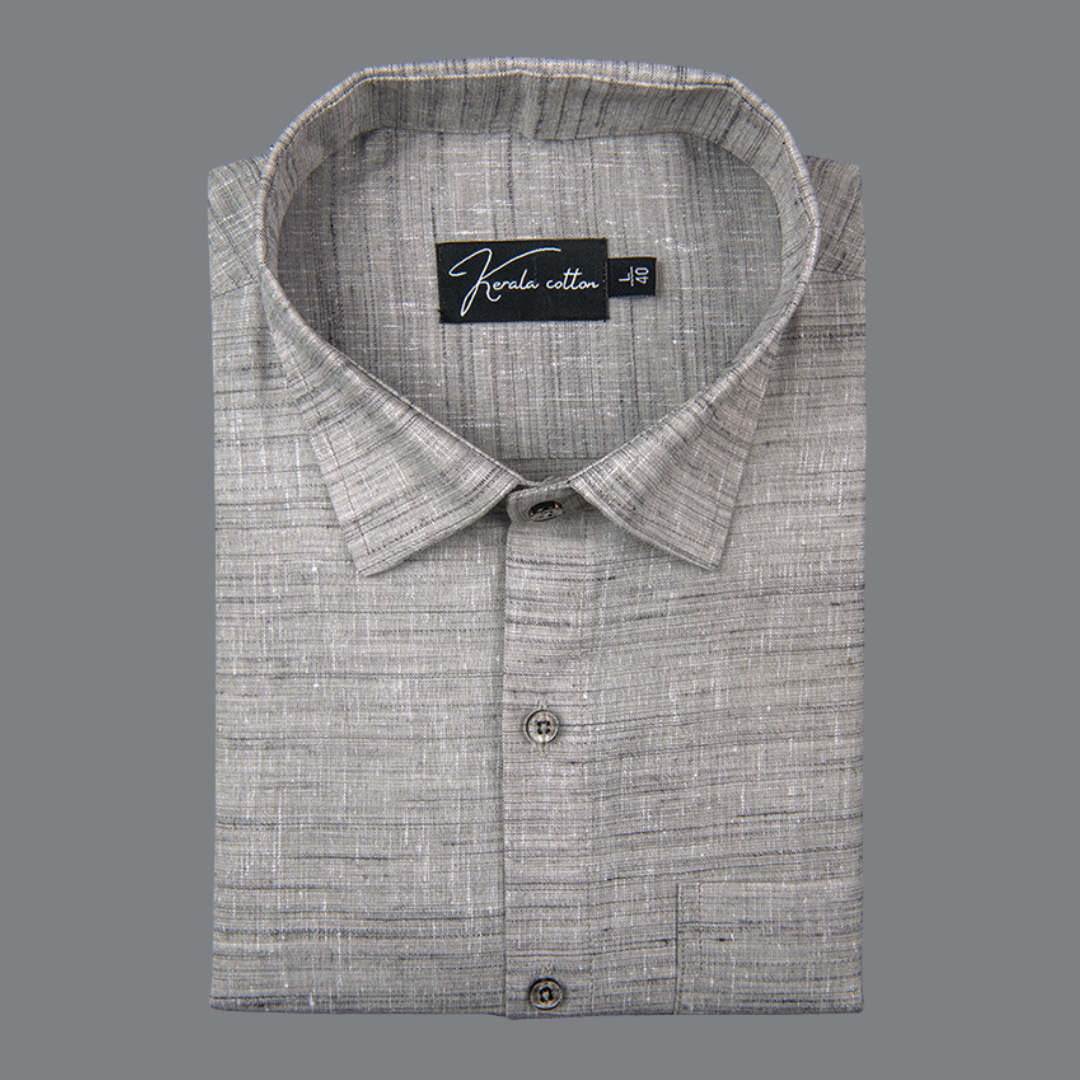 Swadeshi Khadi Gray Colour Shirts for Men
