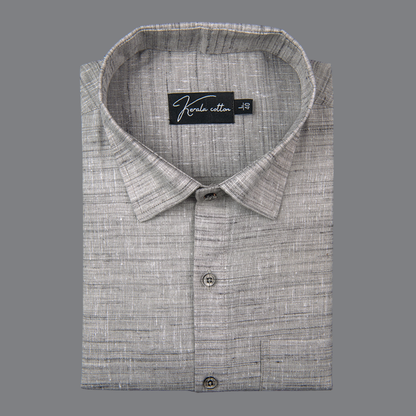 Swadeshi Khadi Gray Colour Shirts for Men