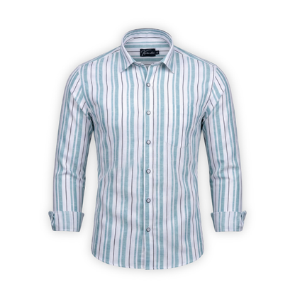 Oliver Linen White With Light Rama Linning Shirts for Men