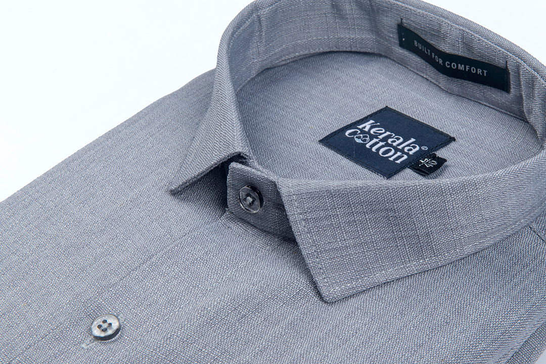 Imported Linen light Grey Colour Shirts for Men