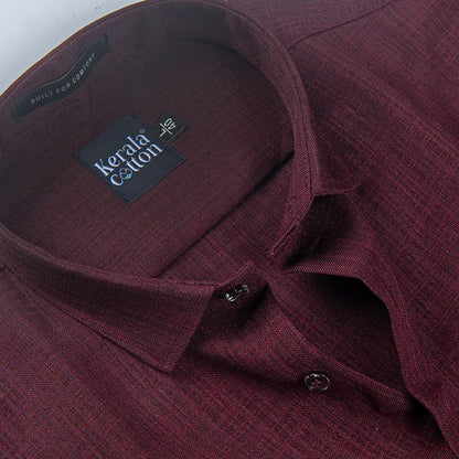 Imported Linen Marrun Colour Shirts for Men