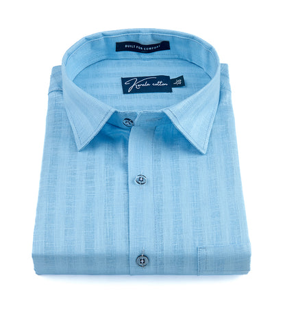 Linen Linning Sky Blue Colour Shirts For Men
