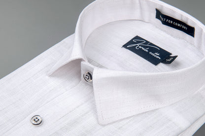 Linen Linning White Colour Shirts For Men