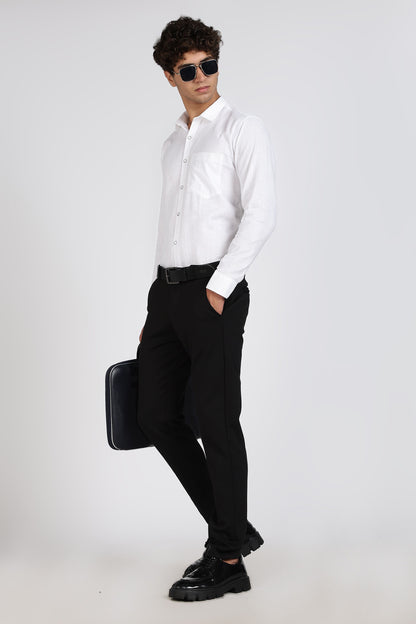 Belgium Casa Linen Prime White Shirts For Men