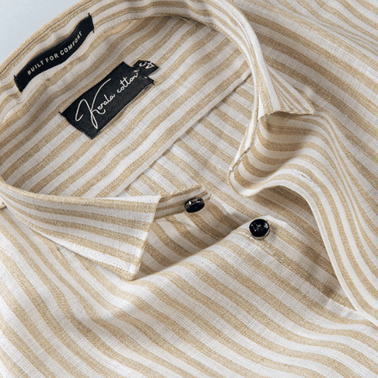 Linen White with Fone Lining Shirts