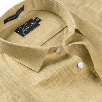 Fone Colour Linen Cotton Shirt for Men