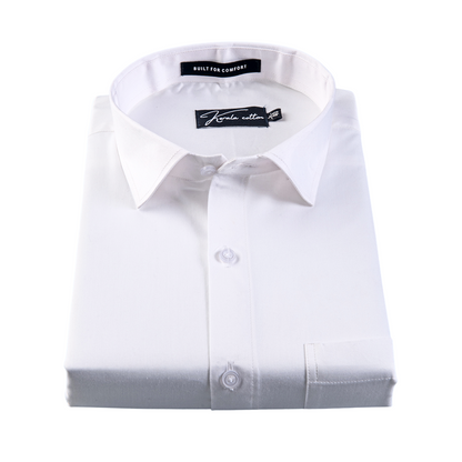 Premium White Giza Cotton Shirts for Men