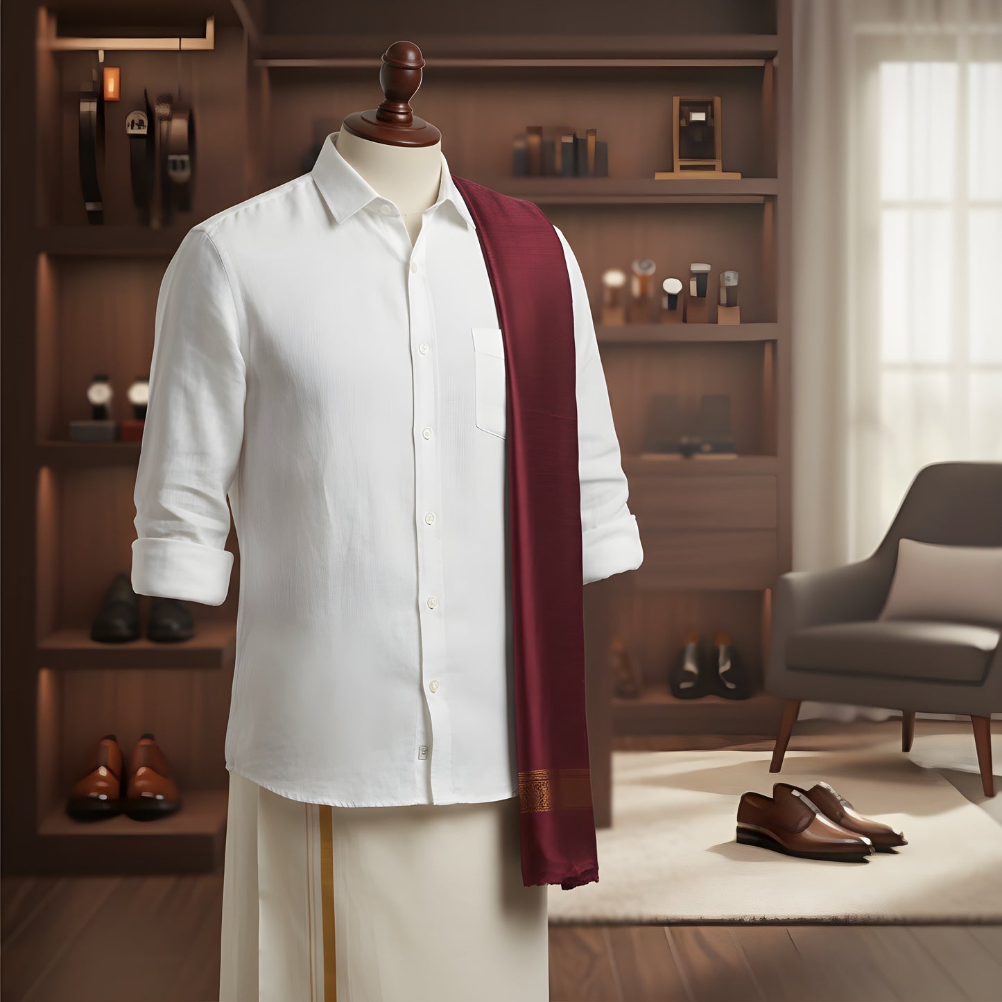 Cotton Special White Shirts For Men