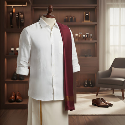 Cotton Special White Shirts For Men