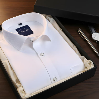 Linen Slub White Shirt For Men