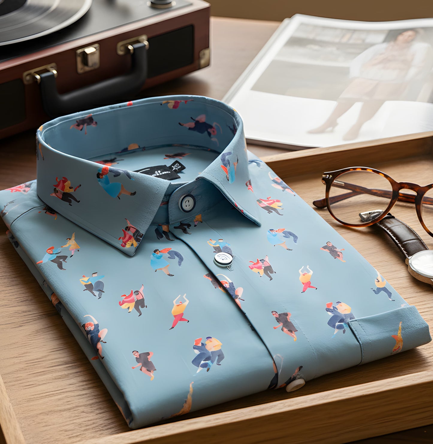 Digital Rama with Couple Print Shirts for Men