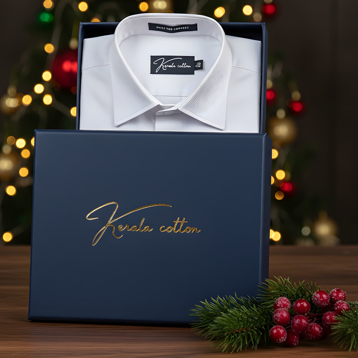 Dobby Special White Shirt For Mens