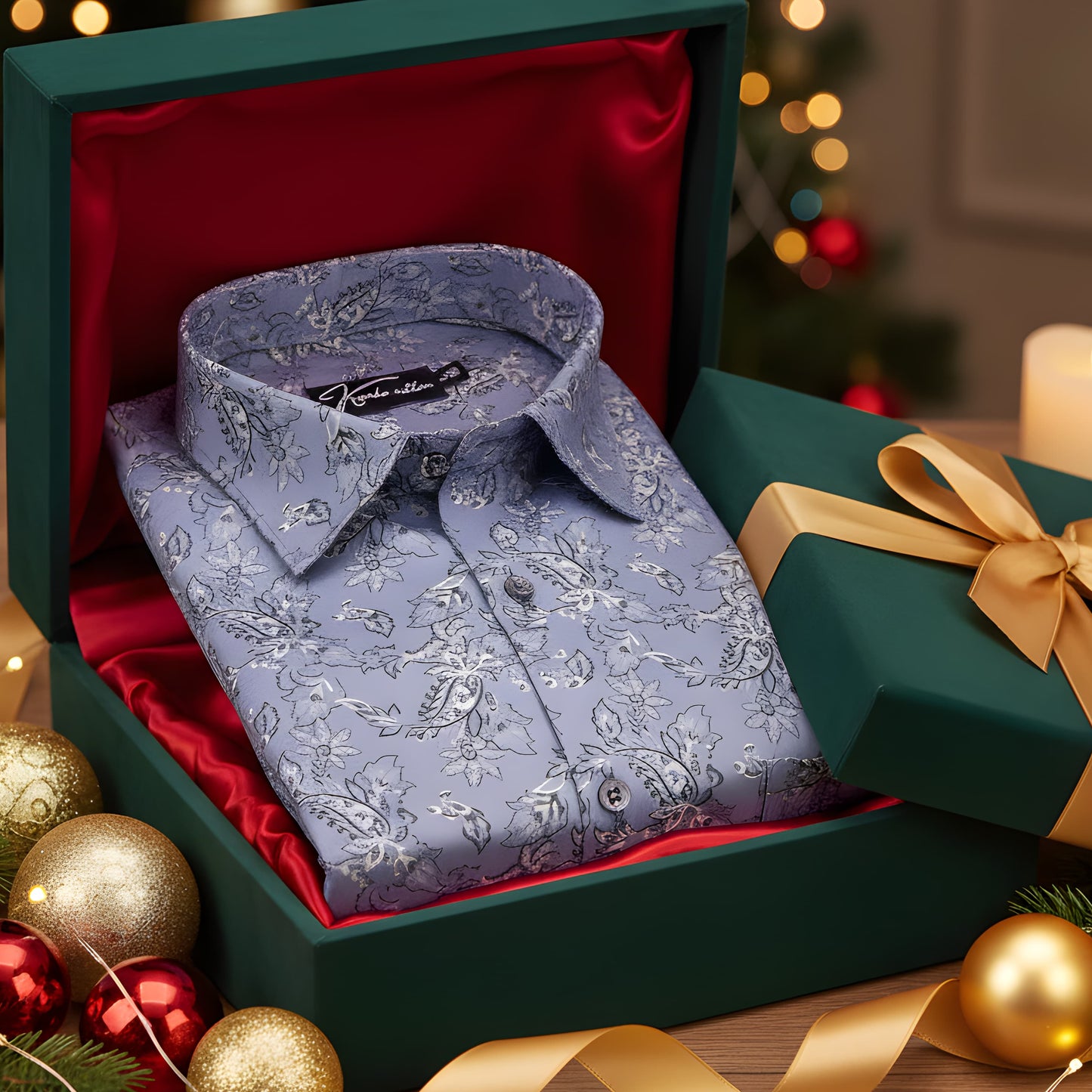 Gloster Cotton Lavender Pathan Print Shirts for Men