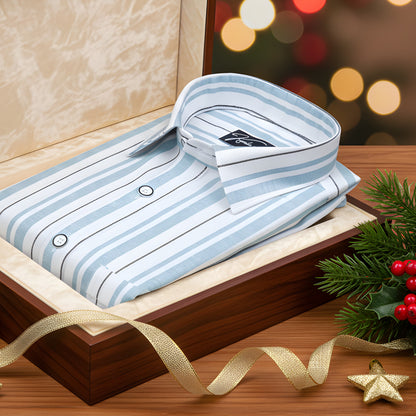 Oliver Linen White With Light Rama Linning Shirts for Men