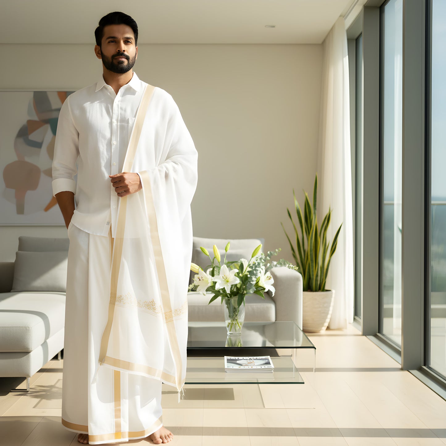 Cotton Special White Shirts For Men