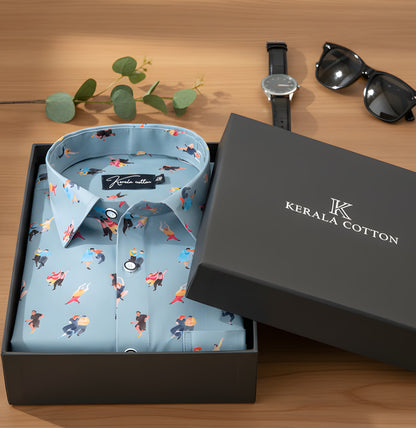 Digital Rama with Couple Print Shirts for Men